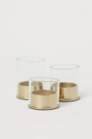 HM  3-pack tealight holders