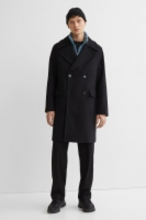 Double-breasted wool-blend coat 71.00 €