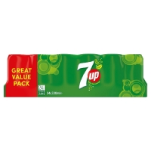7Up Regular Cans 24 Pack