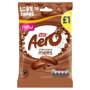 Aero Melts Milk Chocolate Pouch 1.00 €