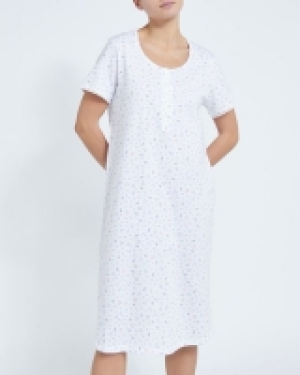 Short-Sleeved Cotton Nightdress 5.00 €