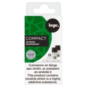 Logic Compact Intense Peppermint E-liquid Pods 18mg