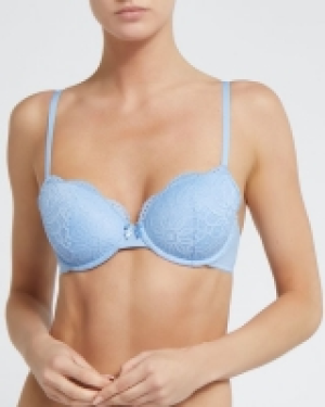 Wired Padded Floral Lace T-Shirt Bras - Pack Of 2