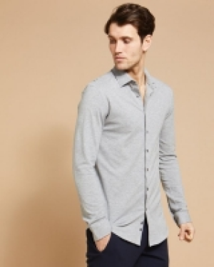 Paul Costelloe Living Grey Knitted Slim Fit Shirt 20.00 €