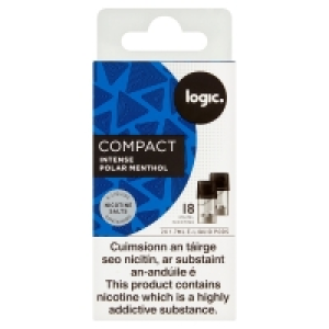 Logic Compact Intense Polar Mint E-liquid Pods 18mg
