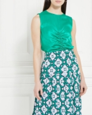 Gallery Ruched Front Top