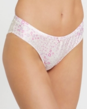 Sara Satin High Leg Brief