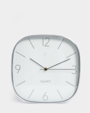 Dunnes Stores  Brushed Metal Clock