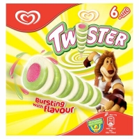 Centra  HB Twister Pear Vanilla Strawberry Ice Cream 6 Pack 80ml