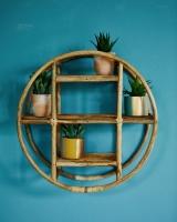 Dunnes Stores  Carolyn Donnelly Eclectic Round Rattan Shelf