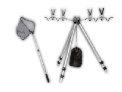 Extendable Aluminium Fishing Rod Rest/Fishing Net