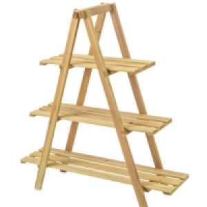 Aldi  Natural Wooden Plant Stand