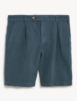 Marks and Spencer Jaeger Linen And Cotton Single Pleat Shorts