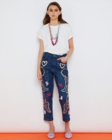 Dunnes Stores  Joanne Hynes Denim Jean with Tiger Lady Sequins