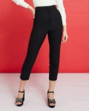 Dunnes Stores  Savida Black High Waist Trousers