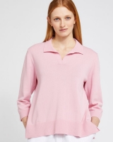 Dunnes Stores  Carolyn Donnelly The Edit Pink Collared Sweater