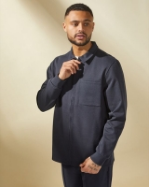 Smart Collar Zip Through Shirt