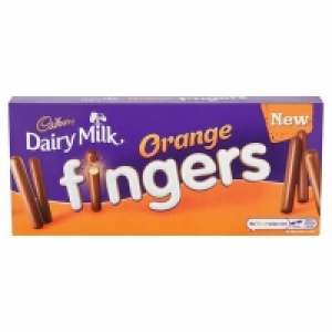 Centra  CADBURY ORANGE FINGERS 114G