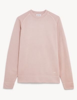 Marks and Spencer Jaeger Pure Cotton Jersey Loopback Sweater