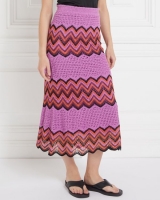 Dunnes Stores  Gallery Eden Stripe Knit Skirt