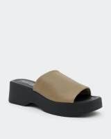 Dunnes Stores  Leather One-Band Mules