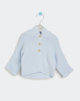 Dunnes Stores  Leigh Tucker Willow Blue Demi Hooded Cardigan (Newborn-23mth