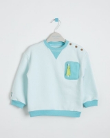 Dunnes Stores  Leigh Tucker Willow Dax Baby Sherpa Sweatshirt (3 months-4 y