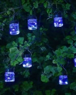 Dunnes Stores  Solar-Powered Firefly Jars - Set Of 10