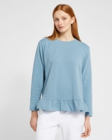 Dunnes Stores  Carolyn Donnelly The Edit Frilled Hem Sweatshirt