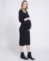 Dunnes Stores  Savida Maternity Laura Scoop Neck Jersey Midi Dress