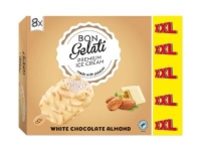 Lidl  XXL White Chocolate Almond Ice Cream