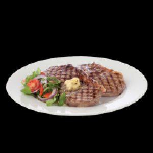 Centra  CENTRA FRESH IRSISH STRIPLOIN STEAK 2 PACK 360G