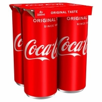 Centra  COCA COLA CAN PACK 4 X 330ML
