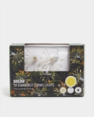 Solar-Powered Starburst String Lights
