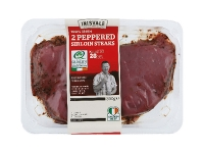 2 Irish Peppered Sirloin Steaks 5.29 €