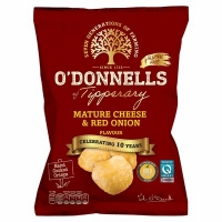 Centra  ODONNELLS CHEESE & ONION CRISPS 125G