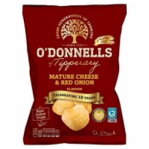 ODONNELLS CHEESE & ONION CRISPS 125G