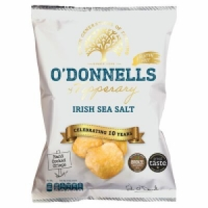 ODONNELLS IRISH SEA SALT CRISPS 125G