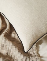 Marks and Spencer M&s X Fired Earth Paris Collection Linen Blend Cushion