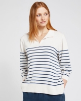 Dunnes Stores  Carolyn Donnelly The Edit Stripe Collared Sweater