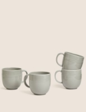 Marks and Spencer M&s Collection Set of 4 Marlowe Mugs