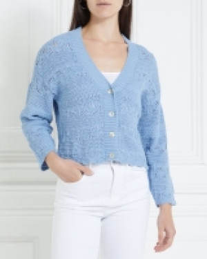 Dunnes Stores  Gallery Aurora Pointelle Cardigan