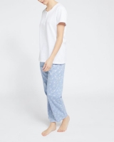 Dunnes Stores  Henley Knit Pyjama Set