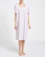 Dunnes Stores  Short-Sleeved Print Cotton Nightdress