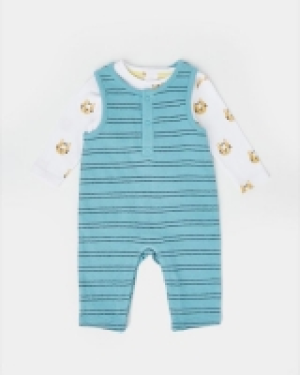 Dunnes Stores  Lion Dungaree Set (Newborn - 12 months)