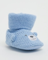 Dunnes Stores  Knit Puppy Booties (Newborn - 12 months)