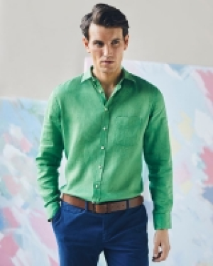 Paul Costelloe Living Long-Sleeved Linen Shirt