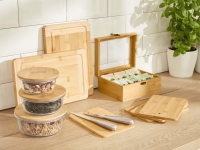 Lidl  Assorted Bamboo Chopping Board Sets / Bamboo Tea Box