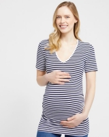Dunnes Stores  Savida Maternity V-Neck T-Shirt