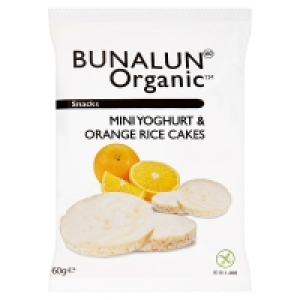 Bunalun Organic Mini Rice Cake Yogurt & Orange
